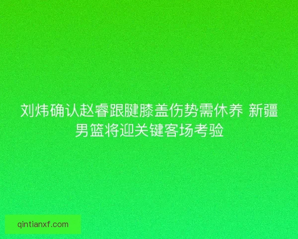 刘炜确认赵睿跟腱膝盖伤势需休养 新疆男篮将迎关键客场考验